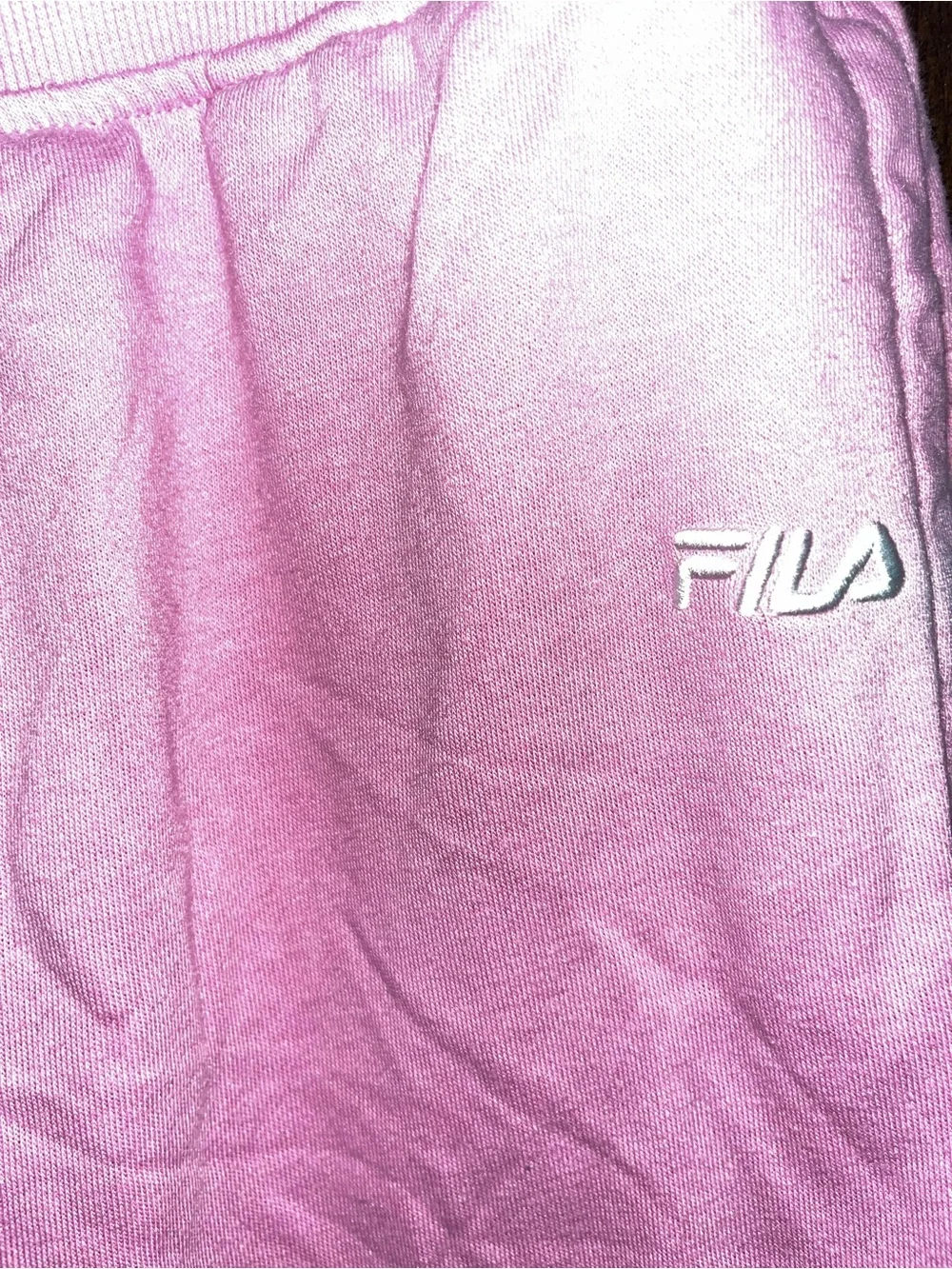 FILA 3-Piece Matching Workout Set - Pink & White Sporty Tracksuit